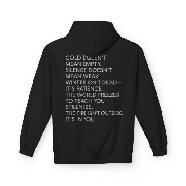 10343266589958045250_2048.jpeg Hoodie – Cold Heart Warm Soul Minimalistisches Poesie-Design – Unisex-Winter-Streetwear