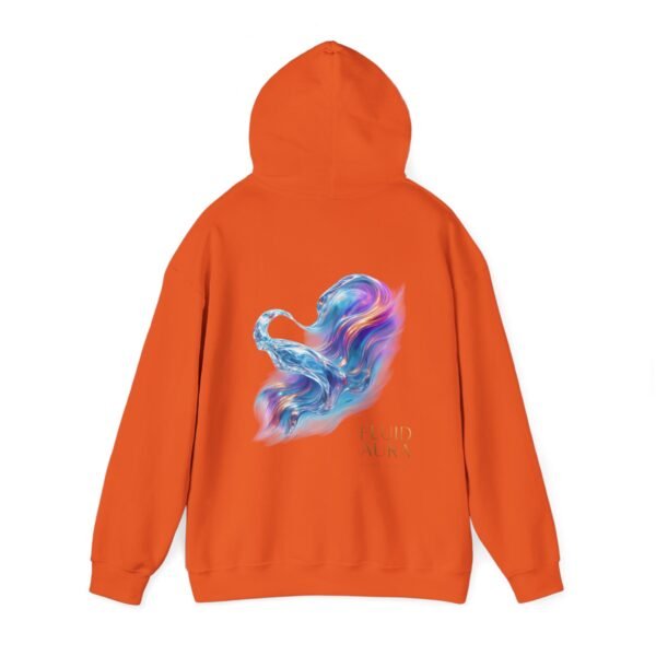 FLUID AURA Unisex-Hoodie – Sweatshirt mit abstrakter Kunst im Stil „Lichtenergie“