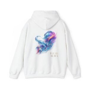 10569255605687380479_2048.jpeg FLUID AURA Unisex-Hoodie – Sweatshirt mit abstrakter Kunst im Stil „Lichtenergie“