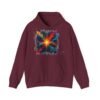 Abstract Color Explosion Hoodie - CHROMA NOVA Art in Motion Design