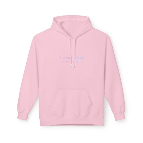 Fleece-Hoodie Aurora Heart Light Inside