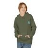 Aurora Schneemann Fleece-Hoodie – Schmelzendes Neon-Pastell-Design