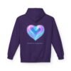 Fleece-Hoodie Aurora Heart Light Inside