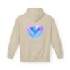 Fleece-Hoodie Aurora Heart Light Inside