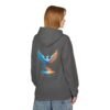 Fleece-Hoodie Weihnachten / Wiedergeburt Feuer Schnee Phönix Design
