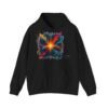 Abstract Color Explosion Hoodie - CHROMA NOVA Art in Motion Design