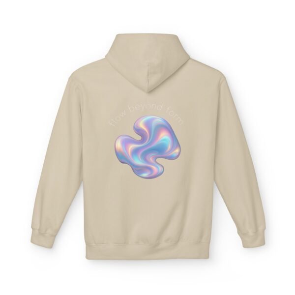 12286463262978784931_2048.jpeg Künstlerischer Fleece-Hoodie mit abstraktem Farbdesign und weichem Tragekomfort