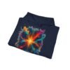 Abstract Color Explosion Hoodie - CHROMA NOVA Art in Motion Design