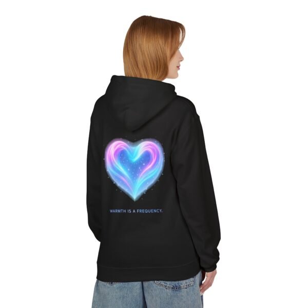 Fleece-Hoodie Aurora Heart Light Inside
