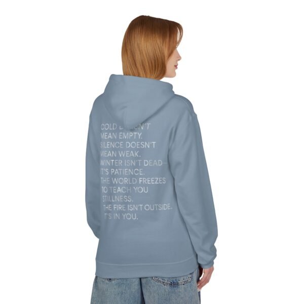 12951106209393907771_2048.jpeg Hoodie – Cold Heart Warm Soul Minimalistisches Poesie-Design – Unisex-Winter-Streetwear