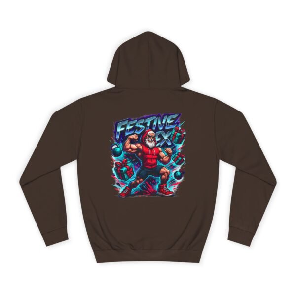 Weihnachts-Flex-Hoodie – Santa Gymwear Design