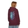Aurora Schneemann Fleece-Hoodie – Schmelzendes Neon-Pastell-Design
