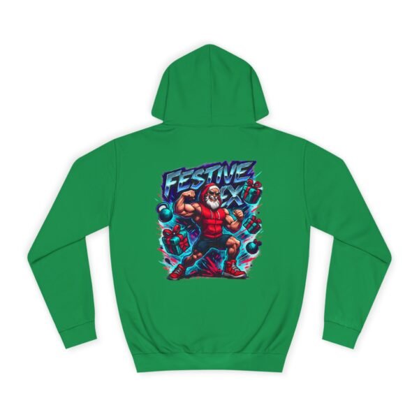 Weihnachts-Flex-Hoodie – Santa Gymwear Design