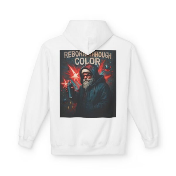 13842063339688470074_2048.jpeg Graffiti Santa Unisex Hoodie – REBORN THROUGH COLOR – XMAS 25