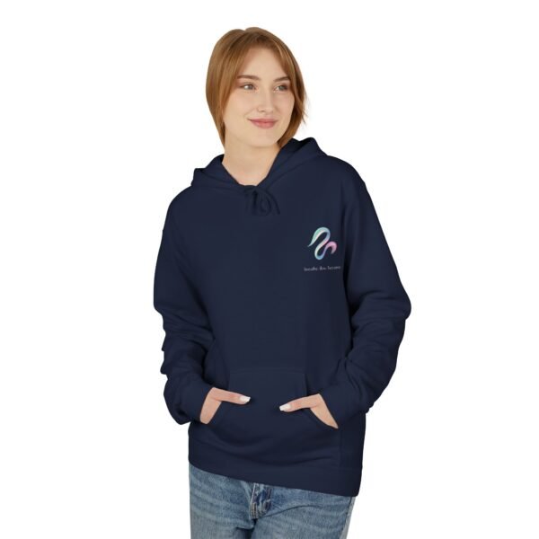 13889571772332114182_2048.jpeg Künstlerischer Fleece-Hoodie mit abstraktem Farbdesign und weichem Tragekomfort