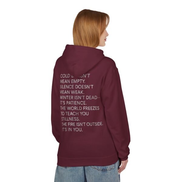 13932452798609437538_2048.jpeg Hoodie – Cold Heart Warm Soul Minimalistisches Poesie-Design – Unisex-Winter-Streetwear