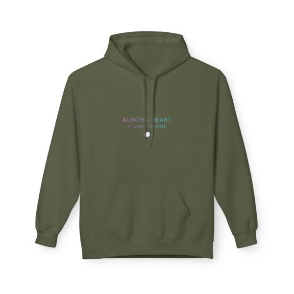 Fleece-Hoodie Aurora Heart Light Inside