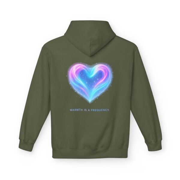 Fleece-Hoodie Aurora Heart Light Inside