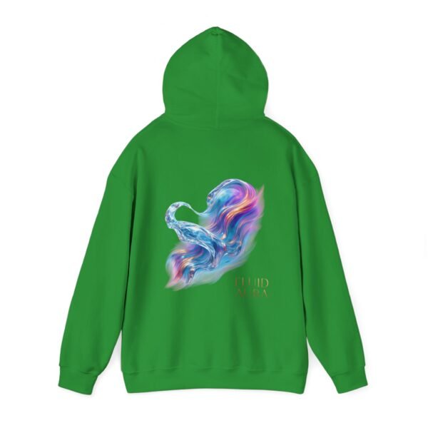 FLUID AURA Unisex-Hoodie – Sweatshirt mit abstrakter Kunst im Stil „Lichtenergie“
