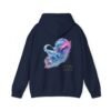 FLUID AURA Unisex-Hoodie – Sweatshirt mit abstrakter Kunst im Stil „Lichtenergie“