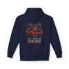 Fleece-Hoodie – Rentier-Bodybuilder-Design – ALL I WANT IS GAINS