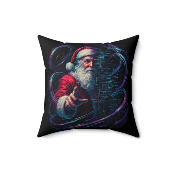 Weihnachtsmann-Dimension-Glitch-Kissen