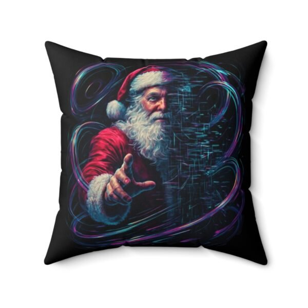 Weihnachtsmann-Dimension-Glitch-Kissen