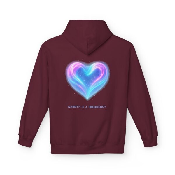 Fleece-Hoodie Aurora Heart Light Inside