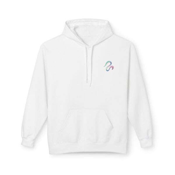 17272581406372846768_2048.jpeg Künstlerischer Fleece-Hoodie mit abstraktem Farbdesign und weichem Tragekomfort