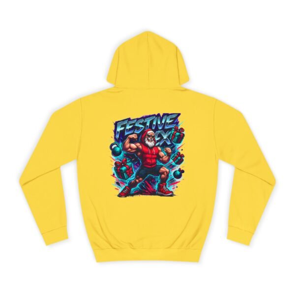 Weihnachts-Flex-Hoodie – Santa Gymwear Design