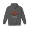Fleece-Hoodie – Rentier-Bodybuilder-Design – ALL I WANT IS GAINS