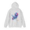 FLUID AURA Unisex-Hoodie – Sweatshirt mit abstrakter Kunst im Stil „Lichtenergie“