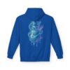 Aurora Schneemann Fleece-Hoodie – Schmelzendes Neon-Pastell-Design