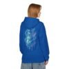 Aurora Schneemann Fleece-Hoodie – Schmelzendes Neon-Pastell-Design