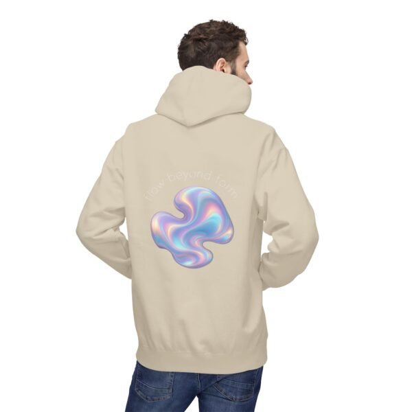 2710310624613648443_2048.jpeg Künstlerischer Fleece-Hoodie mit abstraktem Farbdesign und weichem Tragekomfort