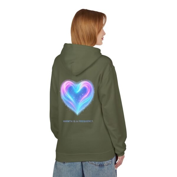Fleece-Hoodie Aurora Heart Light Inside