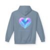 Fleece-Hoodie Aurora Heart Light Inside