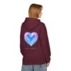 Fleece-Hoodie Aurora Heart Light Inside