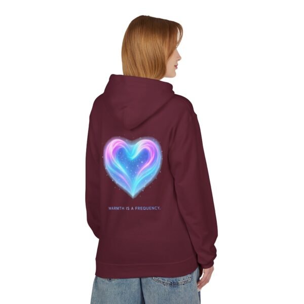 Fleece-Hoodie Aurora Heart Light Inside