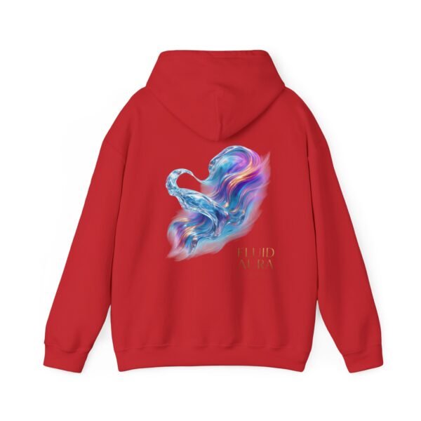 FLUID AURA Unisex-Hoodie – Sweatshirt mit abstrakter Kunst im Stil „Lichtenergie“