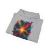 Abstract Color Explosion Hoodie - CHROMA NOVA Art in Motion Design