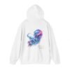 FLUID AURA Unisex-Hoodie – Sweatshirt mit abstrakter Kunst im Stil „Lichtenergie“