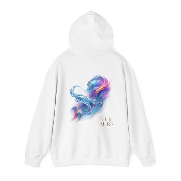 FLUID AURA Unisex-Hoodie – Sweatshirt mit abstrakter Kunst im Stil „Lichtenergie“