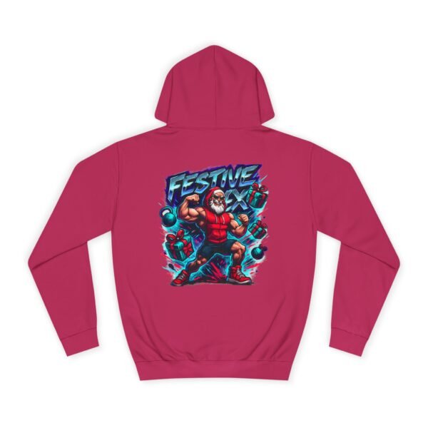 Weihnachts-Flex-Hoodie – Santa Gymwear Design