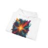 Abstract Color Explosion Hoodie - CHROMA NOVA Art in Motion Design