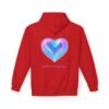 Fleece-Hoodie Aurora Heart Light Inside