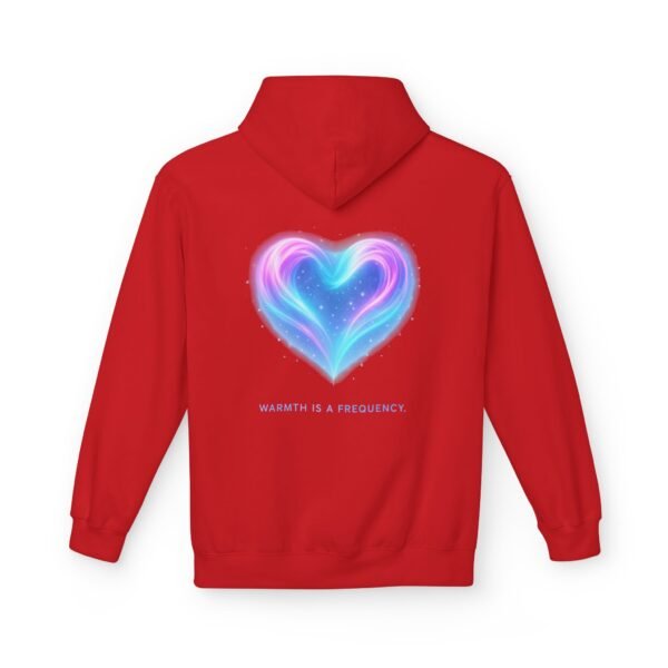 Fleece-Hoodie Aurora Heart Light Inside