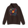 Abstract Color Explosion Hoodie - CHROMA NOVA Art in Motion Design