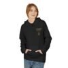Fleece-Hoodie Weihnachten / Wiedergeburt Feuer Schnee Phönix Design