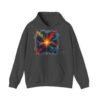 Abstract Color Explosion Hoodie - CHROMA NOVA Art in Motion Design